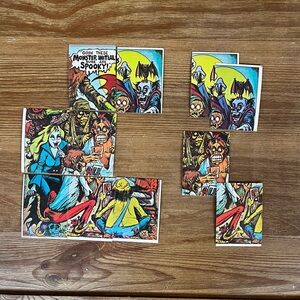 Vintage Topps 1974 Monster Initial Trading Cards